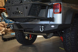 DV8 Offroad 07-18 Jeep Wrangler JK Rear Bumper Full Length - RBSTTB-09