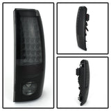 Spyder Chevy Silverado 1500 99-02 (Not Fit Stepside) LED Tail Lights Blk Smke ALT-YD-CS99-LED-BSM - 5078063