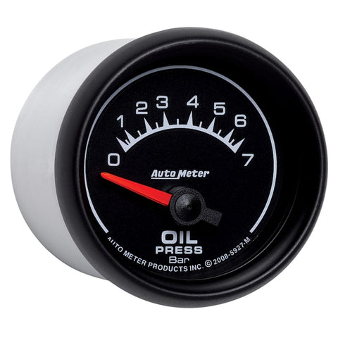 Autometer ES 52.4mm 0-7 Bar Oil Pressure SSE Gauge - 5927-M