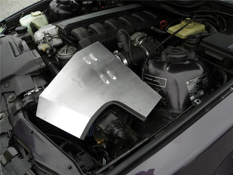 Injen 92-99 BMW E36 323i/325i/328i/M3 3.0L Polished Air Intake w/ Heat-Shield and Louvered Top Cover - SP1105P