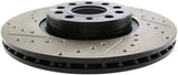 StopTech Slotted & Drilled Sport Brake Rotor - 127.33098R