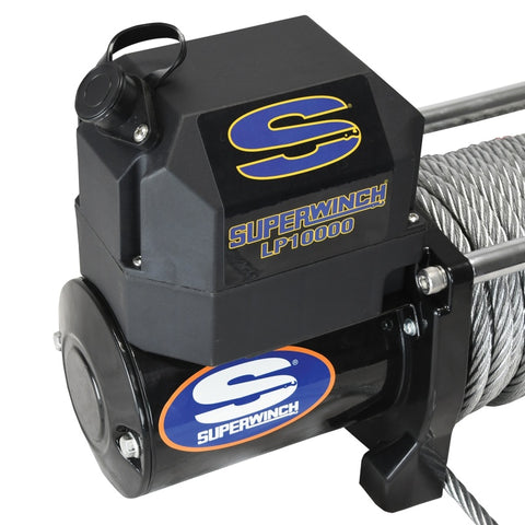 Superwinch 10000 LBS 12V DC 3/8in x 85ft Steel Rope LP10000 Winch - 1510200