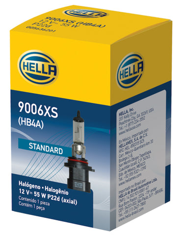 Hella Bulb 9006XS/HB4A 12V 55W P22d T4 - 9006XS