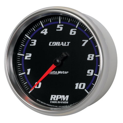 Autometer Cobalt 5in 10,000RPM In-Dash Tachometer - 6298