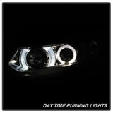 Spyder Honda Civic 06-08 2Dr Projector Headlights LED Halo Chrome High H1 Low H1 PRO-YD-HC06-2D-HL-C - 5010797