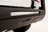 Lund 20-22 Chevrolet Silverado 2500HD/3500HD Bull Bar w/Light & Wiring - Black - 47121201