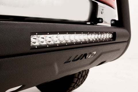 Lund 20-22 Chevrolet Silverado 2500HD/3500HD Bull Bar w/Light & Wiring - Black - 47121201