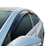 Westin 2011-2014 Hyundai Sonata Wade Slim Wind Deflector 4pc - Smoke - 72-43480