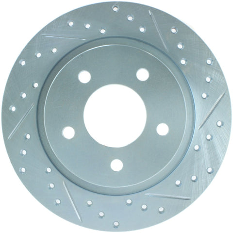 StopTech Select Sport 09-13 Mazda 3 Slotted & Drilled Left Rear Brake Rotor - 227.45067L