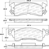 StopTech Street Brake Pads - 308.00520