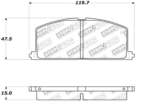 StopTech Performance Brake Pads - 309.02420