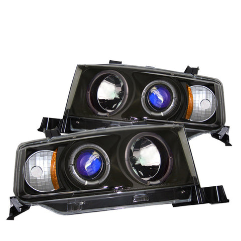 Spyder Scion XB 03-07 Projector Headlights LED Halo Black High H1 Low 9006 PRO-YD-TSXB03-HL-BK - 5011893