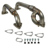 BD Diesel 08-10 Ford F-250/F-350/F-450/F-550 Powerstroke 6.4L Up Pipes Kit w/Manifold Set - 1041484