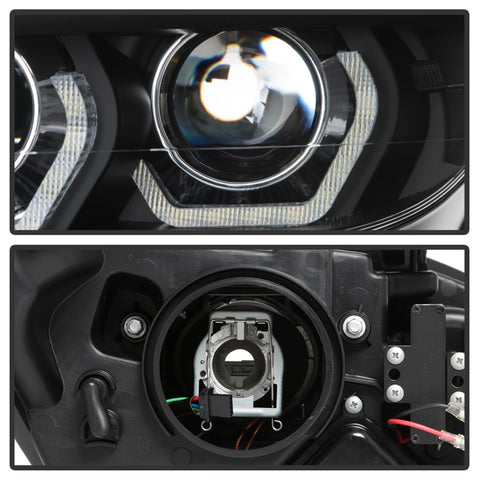 Spyder BMW Z4 09-13 Projector Headlights (Not Comp w Halogen) Black PRO-YD-BMWZ409HID-AFSSEQ-BK - 5086884