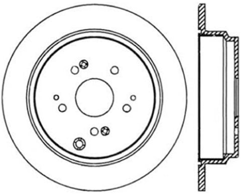 StopTech Slotted & Drilled Sport Brake Rotor - 127.40059L