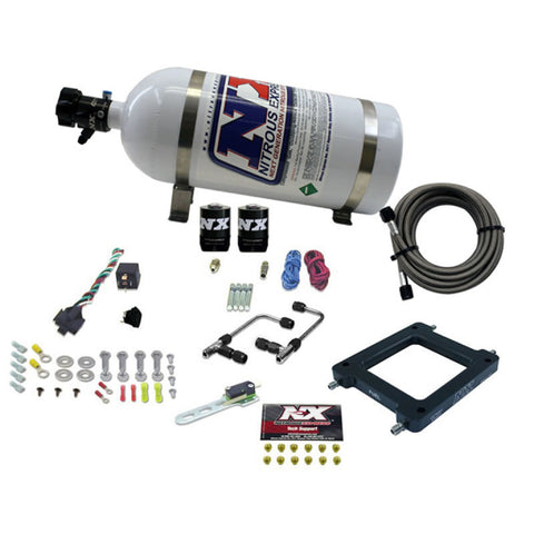 Nitrous Express Dominator Gemini Pro-Power Alcohol Nitrous Kit (100-500HP) w/10lb Bottle - 60575-10