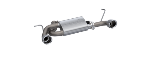 QTP 2018 Jeep Wrangler JL 304SS Screamer Cat-Back Exhaust 4DR w/4in Tips - 425018