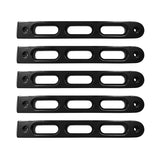 DV8 Offroad 2007-2018 Jeep JK Black Slot Style Door Handle Inserts - Set Of 5 - D-JP-190026-BK-5