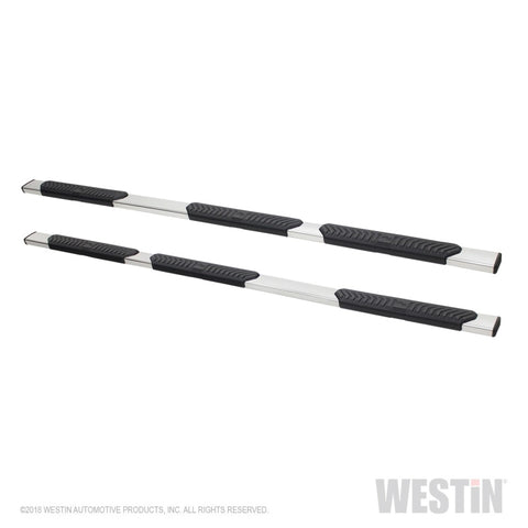 Westin 99-16 Ford F-250/350/450/550 Crew Cab 6.75ft. Bed R5 M-Series W2W Nerf Step Bars - Polish SS - 28-534010