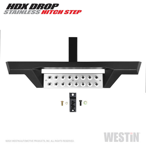 Westin HDX Stainless Drop Hitch Step 34in Step 2in Receiver - Textured Black - 56-100152