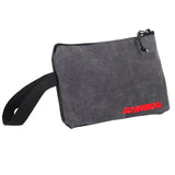 Go Rhino XVenture Gear Zipped Pouch - Large (12in. Wide Pocket / 6.5in. Hand Strap) Canvas - Black - XG1090-01