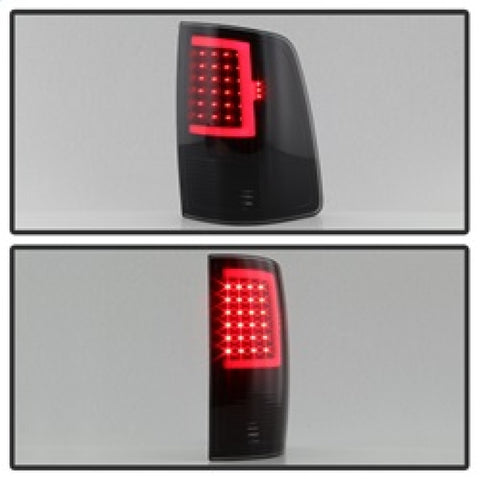 xTune 13-18 Dodge Ram 1500 (LED Model Only) LED Tail Lights - Blk Smk (ALT-ON-DRAM13V2-LBLED-BSM) - 9041020