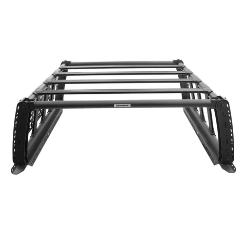 Go Rhino 15-22 Chevrolet/GMC Colorado/Canyon XRS Overland Xtreme Rack Blk - Box 1 (Req. 5951000T-02) - 5951000T-01