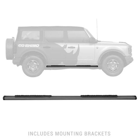 Go Rhino 5in OE Xtreme Low Profile SideSteps - Tex Blk - 71in - 650071T