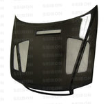 Seibon 96-01 Audi A4 ER Carbon Fiber Hood - HD9601AUA4-ER