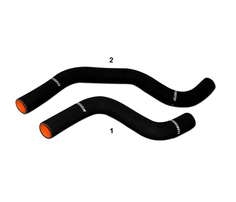 Mishimoto Mitsubishi EVO 8 Black Silicone Hose Kit - MMHOSE-EVO-8BK