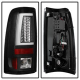 Spyder Chevy Silverado 1500/2500 99-02 Version 2 LED Tail Lights - Black ALT-YD-CS99V2-LED-BK - 5081865