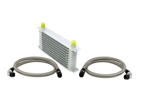 Mishimoto Universal 10 Row Oil Cooler Kit (Metal Braided Lines) - MMOC-U