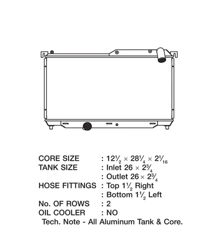 CSF 92-97 Mazda RX-7 Radiator - 2865