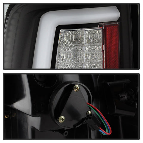 Spyder Dodge Ram 2013-2014 Light Bar LED Tail Lights - Black ALT-YD-DRAM13V2-LED-BK - 5084057