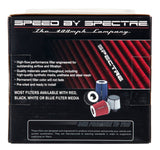 Spectre Adjustable Conical Air Filter 5-1/2in. Tall (Fits 3in. / 3-1/2in. / 4in. Tubes) - Red - 8132