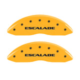 MGP 4 Caliper Covers Engraved Fr Escalade Rear ESV Yellow Finish Blk Char 2003 Cadillac Escalade ESV - 35014SESVYL