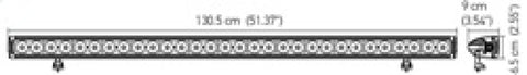 Hella Value Fit Design 51in - 300W LED Light Bar - Combo Beam - 357209301