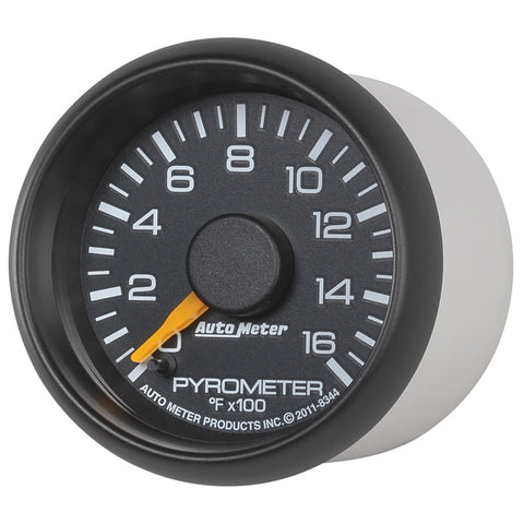 Autometer Factory Match GM 2-1/16in 1600 Degree Electric Pyrometer (EGT) Gauge - 8344