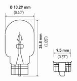 Hella Bulb 2825 12V 5W 4Cp W21X95D T325 Sb - 2825SB