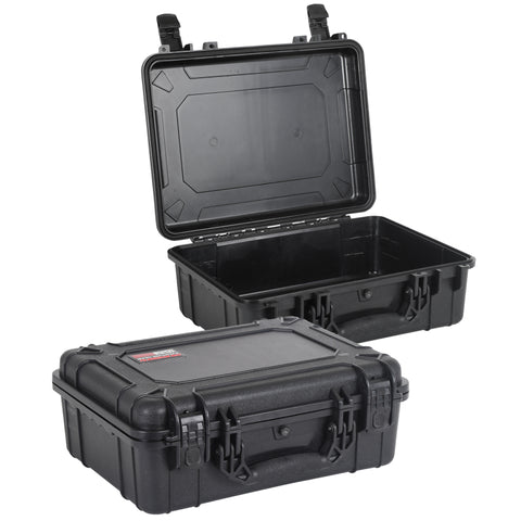 Go Rhino XVenture Gear Hard Case - Large 20in. / Lockable / IP67 / Automatic Air Valve - Tex. Black - XG201608