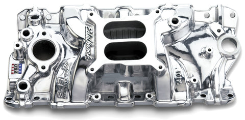 Edelbrock SBC Performer Eps Polished Manifold - 27011