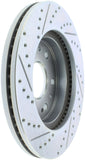 StopTech Select Sport 07-11 GM Silverado 1500 Slotted and Drilled Left Front Rotor - 227.66057L