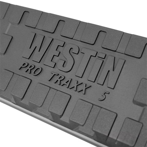 Westin 07-13 Chevy Silv 1500 Extnd Cab (6.5ft) PRO TRAXX 5 WTW Oval Nerf Step Bars - Blk - 21-534595