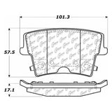 StopTech Street Brake Pads - 308.10572