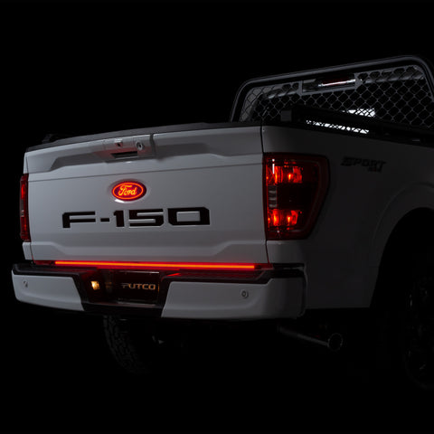 Putco 19-24 Ford Ranger 48In Direct Fit Blade Kit Tailgate Bars Equipped w Factory LED Taillamps - 760048-07