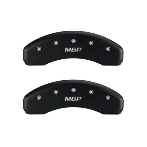 MGP 4 Caliper Covers Engraved Front & Rear MGP Red finish silver ch - 14234SMGPRD