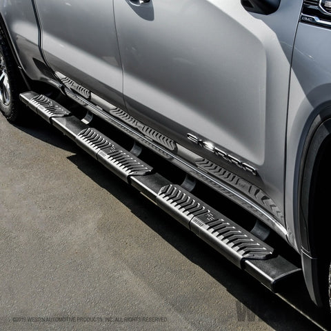 Westin 2019 Chevrolet Silverado/Sierra 1500 Crew Cab (6.5ft) R5 Modular Nerf Step Bars - Black - 28-534695