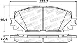 StopTech Street Brake Pads - 308.11840