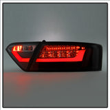 Spyder Audi A5 08-12 LED Tail Lights Black ALT-YD-AA508-LED-BK - 5082275