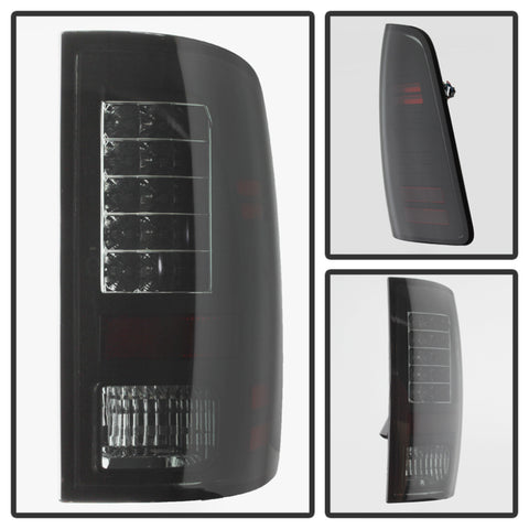 Spyder Dodge Ram 1500 13-14 13-14 LED Tail Lights LED Model only - Blk Smke ALT-YD-DRAM13-LED-BSM - 5077578